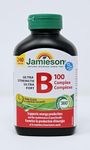 Jamieson Ultra Strength B100 Complex, Timed Released Tablets, Supports Energy Production - 240 Caplets