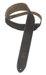 Levy's Leathers MS12-BLK 2-inch Suede-Leather Strap, Black