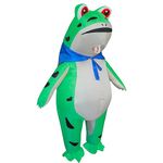 Stegosaurus Inflatable Frog Costume for Kids Halloween Cute Animal Costumes Funny Blow Up Costumes for Boys Girls