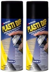 2 PACK PLASTI DIP Mulit-Purpose Rubber Coating Spray BLACK 11oz …