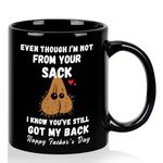 Fathers Day Mug Gifts for Dad from Daughter Son, 330ml Funny Mug Gifts for Dad Stepdad Men, Fathers Day Presents for Christmas Anniversary