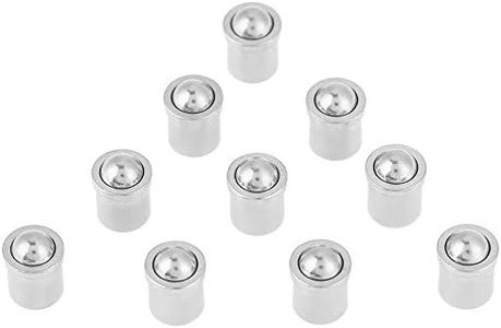 Ball Plunger, 10pcs 304 Stainless Steel Accurate Positioning Push Fit Ball Spring Plunger 5mm x 6mm Body Ball Plunger Set for Mechanical Devices, Clamps