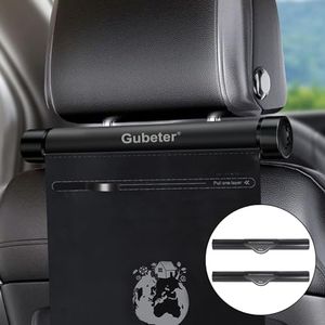 Gubeter Roller Type Trash Can, Car Garbage Bag Hanging, Car Garbage Bag, Mini Car Trash Can, Car Trash Bag Can Hang from Headrest, with 40 Attached Trash Bags (Black)