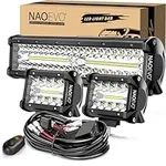 NAOEVO 12Inch LED Light Bar and 2PC