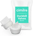 Cimilre Valves, Spare Duckbill Valve Pump Parts for Cimilre Breast Shield, Breast Pump Replacement Parts (Set of 2)