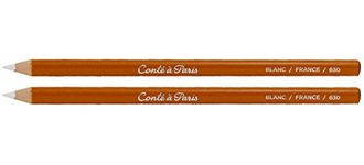 Conté à Paris Artists' Pencils, White, Pack Of 2