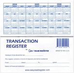 Checkbook Registers, Made in The USA, for Personal Checkbook - Checkbook Ledger Transaction Registers Log for Personal or Business Bank Checking Account (Regular Lines, 10)