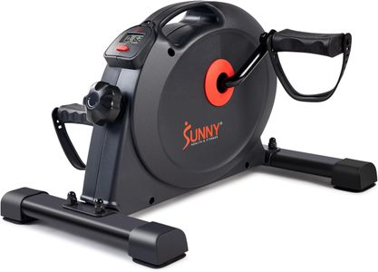 Sunny Health Mini Pedal Exerciser – Compact Under Desk Bike