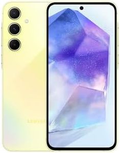 Samsung Galaxy A55 5G A556E 256GB Dual-SIM GSM Unlocked Android Smartphone (Latin Variant/US Compatible LTE) - Awesome Lemon