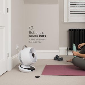 Meaco MeacoFan 1056 Air Circulator – Quiet Oscillating Desk Fan with Remote