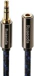 Ruaeoda 100 ft Double Shielded Long Headphone Extension Cable - 3.5mm Male to Female