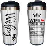 CVROY Wife Gift Ideas Tumbler - I Love You Gifts for Her - Couple Wedding Anniversary Romantic Gifts for Wife Mug - To My Wife Birthday Gifts from Husband for Mother 1 PC