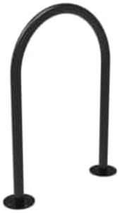 Sturdy Essentials Outdoor Bike Rack - Inground Mount U-Shaped Single Hump