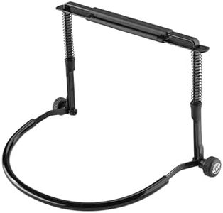 K&M Konig & Meyer 16416.000.55 Harmonica Holder | Industry Standard | Hands Free Harp Neck Brace | Sturdy Adjustable Frame | Professional Grade for all Musicians | German Made | Black