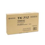 KYOCERA 1T02G10US0 Model TK-712 Black Toner Kit for Use with FS-9130DN and FS-9530DN Large Workgroup Printers, Genuine Toner Kit, Yields up to 40000 Pages, Black Color