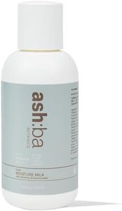 Ashba Botanics Curl Moisture Milk For Very Dry, Frizzy, Damaged, Curly & Wavy Hair | Leave In Cream with Moringa, Argan & Shea Butter For Deep Moisture, Frizz Control & Shine | For Men & Women - 100ml