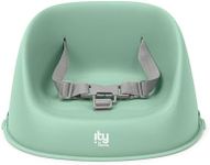 Ingenuity: ity by Ingenuity My Spot Easy-Clean Baby Booster Feeding Chair, 3-Point Harness, Washable Removable Straps - Green