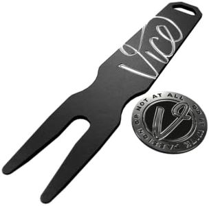 Vice Golf Gator Divot Tool + Ball Marker Set | Gunmetal