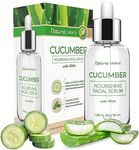 Natural Chemist Cucumber & Aloe Face Serum - Dermatologist Tested - Reduces Redness, Hydrates & Moisturizes Dry Skin, Soothing Facial Serum - Cruelty Free Korean Skin Care For All Skin Types - 1.69oz