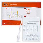 self-diagnostics Multi 8 MPU Rapid Drug Test - Detection of 8 Drug Types Amphetamine, Methamphetamine, Ecstasy, Benzodiazepines, Cocaine, Morphine, Methadone, Cannabis - 5-Minute Urine Drug Test