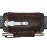 VIPERADE PJ33 Leather Knife Sheaths for Belt, Pocket Knife Holster, Pocket Knife Sheath, Horizontal Leather Knife Belt Holder