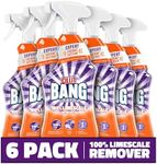Cillit Bang 750ml Limescale Remover, 6 Pack, Fast Stain & Virus Eliminator, Disinfectant, Soap Scum & Rust Cleaner, Fresh Scent, Water & Dirt Repellent, Home Cleaning Formula.