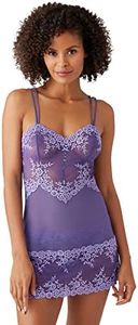 Wacoal Women's Embrace Lace Chemise, Mystical/Purple Rose, Medium