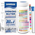 18-in-1 Water Quality Test Strips, Water Testing Kits for Drinking Water,125 ct Home,Well Water Testing Kit for Lead, Water Hardness,Iron,Copper,Heavy Metal,Chlorine,Nitrate and More
