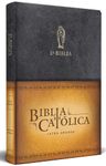La Biblia Católica: Tamaño grande, Edición letra grande piel negra, con Virgen d e Guadalupe / Catholic Leather Bible. Large Size, Large Print, Color Black