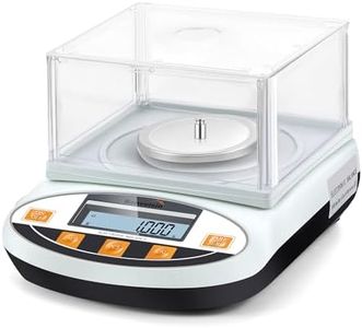 Bonvoisin Analytical Balance 100 gram x 0.001g High Precision Lab Scale Accurate Scientific Laboratory Electronic Scale 1 Milligram Digital Jewelry Weighing Scale with Windshield (100g, 0.001g)
