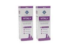 PET360 Vital+ Advanced Wellness Formula for Dogs & Cats | Multivitamin Syrup for Healthier Skin, Joints & Immunity | Nutritional Supplement with Vitamins & Minerals for Growth - 200 ml (Pack of 2)