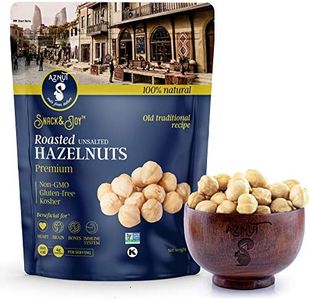 Roasted Hazelnuts Natural Non-GMO Certified, Unsalted, Dry Roasted, Kosher Certified ,16 oz