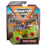 Monster Jam 2024 Official 1:64 Diecast Truck Series 35 Street Treats Grave Digger