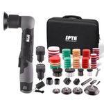 SPTA Cordless Mini Car Polisher, 12V Micro Cordless Scratches Killer Car Polisher RO/DA Mini Car Polisher for polishing, Sanding and Cleaning