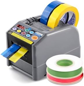 Frifreego Automatic Tape Dispenser, Electric Ribbon Cutting Machine, Upgraded Silicone Wheel for 6-60mm Width Tape/Ribbon, Max. Cutting Length 999mm, 110V, Unsuitable for Elastic Ribbons