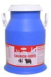 CALRICH Forte Liquid Feed SUPLEMENT of Calcium, Phosphorus,Vitamin D3, B12, A, H, LEPTADAENIA & SHATAVRI for Animals (20 LTR) CAN Color RED/Blue