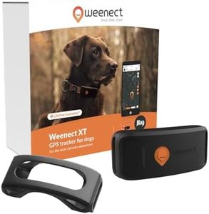 Weenect Dog XT - GPS Tracker for Dogs without Collar | Waterproof | XL Antenna | Unlimited Range | Lifetime Warranty | Subscription Required