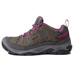 KEEN Women’s Circadia Low Height Comfortable Waterproof Hiking Shoes, Steel Grey/Boysenberry, 8 Medium US