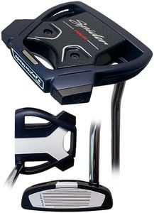 TaylorMade Spider Tour Navy Putter, No Sightline, Single Bend (35 Inch)