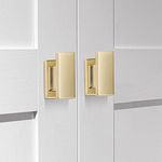 VEHCIL 10 Pack Square Brushed Brass