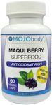 MOJObody Maqui Berry Capsules, Maqui Forza Rich in Antioxidants, 1000mg per Serving, 60 Veggie Capsules