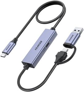 BENFEI USB C Video/Audio Capture Card Supporting Full HD 1080P 60FPS for Streaming, Recording, Gaming, Compatible with Switch, PS4, PS5, Xbox, Work with PC/Windows/Mac OS