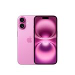 Apple iPhone 16 128 GB: 5G Mobile phone with Apple Intelligence, Camera Control, A18 Chip and a Big Boost in Battery Life. Works with AirPods; Pink