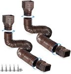 Plusgutter Brown 2-Pack Rain Gutter