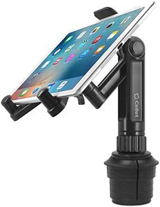 Cellet Tablet Cup Holder Mount, Car Cradle Compatible with Apple iPad Pro Air Mini Galaxy Tab S8 S7 LG Gpad 8 Kindle Fire HD 10 8 and All Tablets