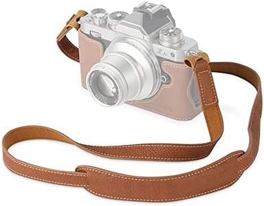 SMALLRIG Leather Camera Strap, Vintage Brown Genuine Leather Neck Shoulder Camera Strap for Canon, for Nikon, for Pentax, for Sony, for Fujifilm and for Digital Camera - 3485