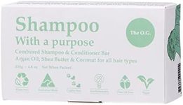 Shampoo with A Purpose Shampoo & Conditioner Bar for All Hair Types, 135 Grams