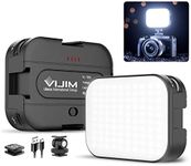 2 Pack VIJIM VL100C Bi-Color LED Video Light on Camera,Mini Rechargeable 2000mAh LED Camera Lights,CRI95+ Dimmable 2500-6500K Ultra Bright Photo and Video Lighting,LED Fill Lamp