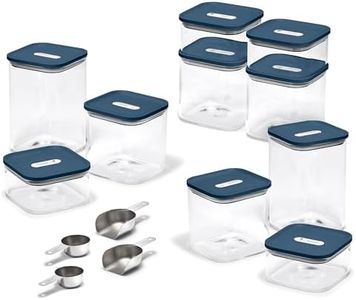 Caraway Ultimate Glass Airtight Container Set - Food Storage - Navy