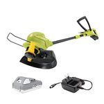 Sun Joe 24V-SB10-LTE 24-Volt iON+ 10-in. Cordless SharperBlade Stringless Lawn Trimmer, Kit (w/2.0-Ah Battery + Quick Charger)